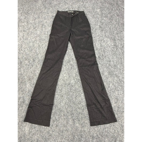 Parasuco Pants - Parasuco Womens Low Rise Flare Dress Pants Charcoal Gray 8083RPL Size 24 NWT